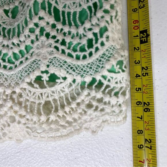 Southern Tide Sawyer Lace Sheath Dress Starboard Green Cream Sleeveless Women 4 - Picture 13 of 15